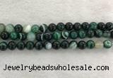 CAA2013 15.5 inches 10mm round banded agate gemstone beads