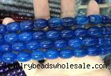 CAA2122 15.5 inches 10*14mm drum agate beads wholesale