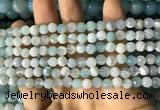 CAA2240 15.5 inches 6mm faceted round banded agate beads