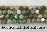 CAA2306 15.5 inches 16mm round banded agate gemstone beads