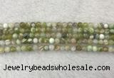 CAA2308 15.5 inches 4mm round banded agate gemstone beads