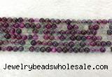 CAA2329 15.5 inches 4mm round banded agate gemstone beads