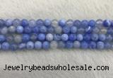 CAA2333 15.5 inches 8mm round banded agate gemstone beads