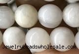 CAA2342 15.5 inches 8mm round white crazy lace agate beads wholesale