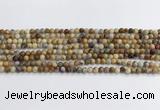 CAA2348 15.5 inches 4mm round crazy lace agate beads wholesale