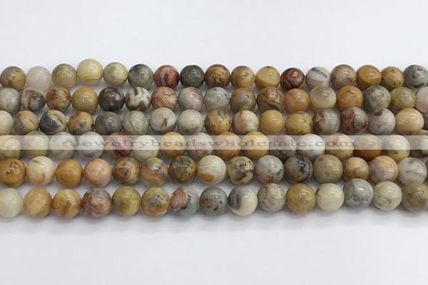 CAA2350 15.5 inches 8mm round crazy lace agate beads wholesale