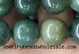 CAA2361 15.5 inches 14mm round moss agate beads wholesale