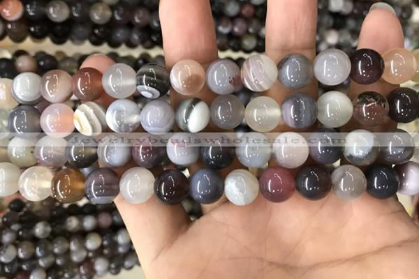 CAA2381 15.5 inches 10mm round Botswana agate beads wholesale