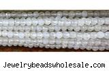 CAA3290 15 inches 6mm faceted round agate beads wholesale