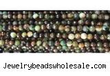 CAA3298 15 inches 6mm faceted round agate beads wholesale