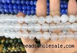 CAA3360 15 inches 10mm faceted round agate beads wholesale