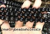 CAA3381 15 inches 10mm faceted round agate beads wholesale