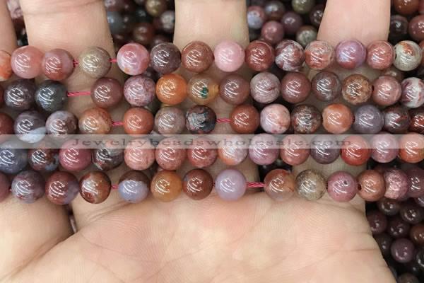 CAA3621 15.5 inches 6mm round Portuguese agate beads wholesale