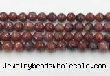 CAA3631 15.5 inches 10mm faceted round Portuguese agate beads