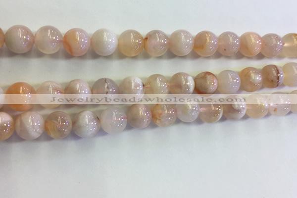 CAA3644 15.5 inches 8mm round sakura agate beads wholesale