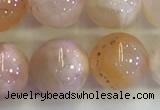 CAA3645 15.5 inches 10mm round sakura agate beads wholesale