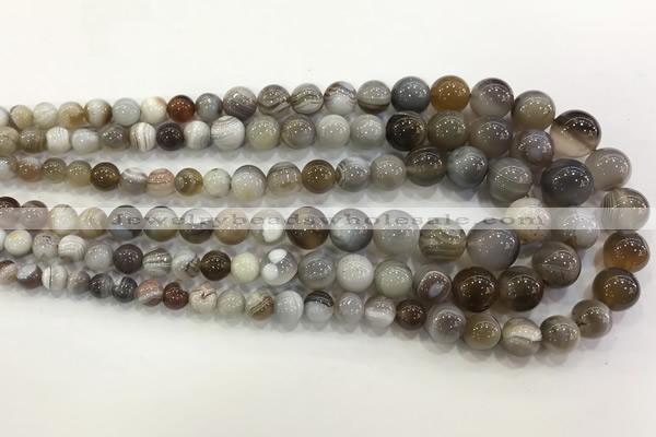 CAA3700 15.5 inches 6mm - 13mm round Botswana agate graduated beads