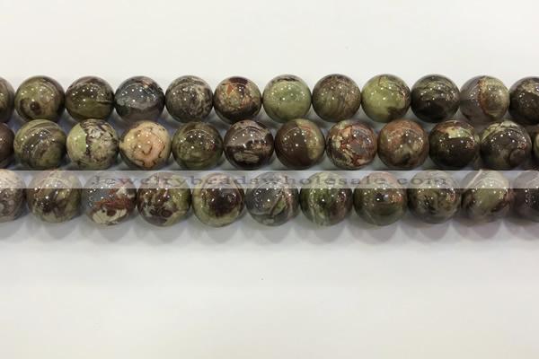 CAA3704 15.5 inches 16mm round rainforest agate beads wholesale