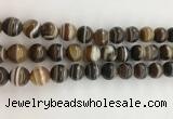 CAA3801 15.5 inches 10mm round line agate beads wholesale