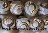 CAA3870 15 inches 8mm round tibetan agate beads wholesale