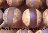 CAA3893 15 inches 10mm round tibetan agate beads wholesale