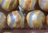 CAA3894 15 inches 10mm round tibetan agate beads wholesale