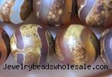 CAA3895 15 inches 10mm round tibetan agate beads wholesale