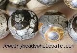 CAA3906 15 inches 10mm round tibetan agate beads wholesale