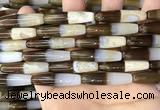 CAA3941 15.5 inches 8*34mm rice Madagascar agate beads wholesale