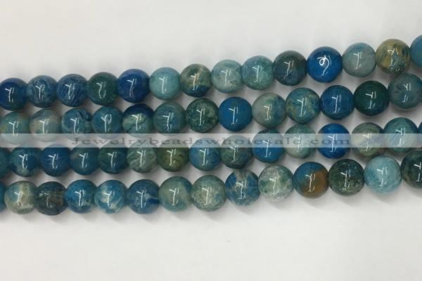 CAA3978 15.5 inches 8mm round chrysanthemum agate beads