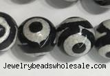 CAA3992 15 inches 10mm round tibetan agate beads wholesale