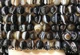 CAA4021 15.5 inches 12mm round line agate beads wholesale