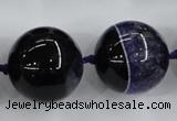 CAA405 15.5 inches 24mm round agate druzy geode gemstone beads