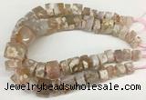 CAA4050 15.5 inches 10*15mm - 18*25mm nuggets sakura agate beads