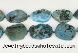 CAA4088 15.5 inches 33*40mm - 38*45mm freeform ocean agate beads