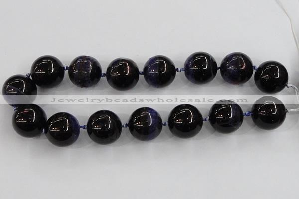 CAA411 15.5 inches 24mm round agate druzy geode gemstone beads