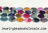 CAA4426 15.5 inches 15*20mm oval agate druzy geode beads