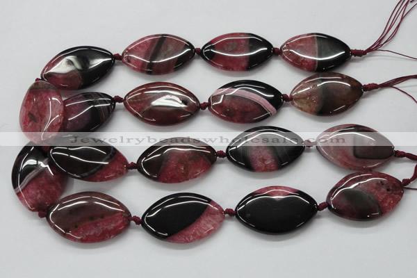 CAA453 15.5 inches 25*40mm marquise agate druzy geode beads