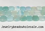 CAA4761 15.5 inches 18*18mm square banded agate beads wholesale