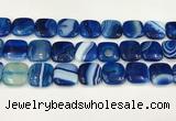 CAA4762 15.5 inches 18*18mm square banded agate beads wholesale