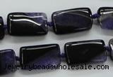 CAA483 15.5 inches 12*20mm rectangle agate druzy geode beads