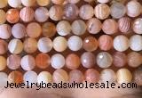 CAA4858 15.5 inches 12mm faceted round botswana agate beads