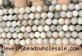 CAA4928 15.5 inches 6mm round grey agate beads wholesale