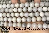 CAA4930 15.5 inches 10mm round grey agate beads wholesale