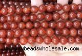 CAA4949 15.5 inches 10mm round red agate beads wholesale