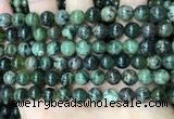 CAA4966 15.5 inches 8mm round green dendritic agate beads