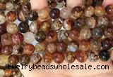 CAA5049 15.5 inches 10mm round dragon veins agate beads wholesale