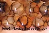 CAA5056 15.5 inches 8mm round dragon veins agate beads wholesale