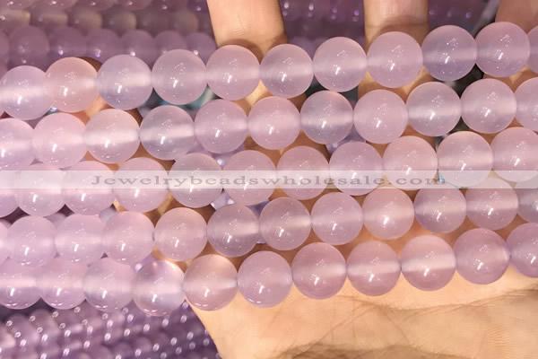 CAA5084 15.5 inches 12mm round purple agate beads wholesale