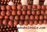 CAA5102 15.5 inches 12mm round red agate gemstone beads